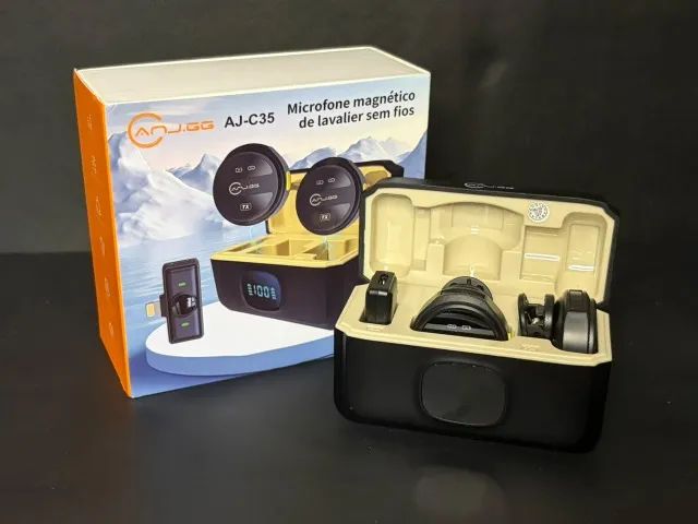 Microfone de Lapela Sem Fio - Para iphone