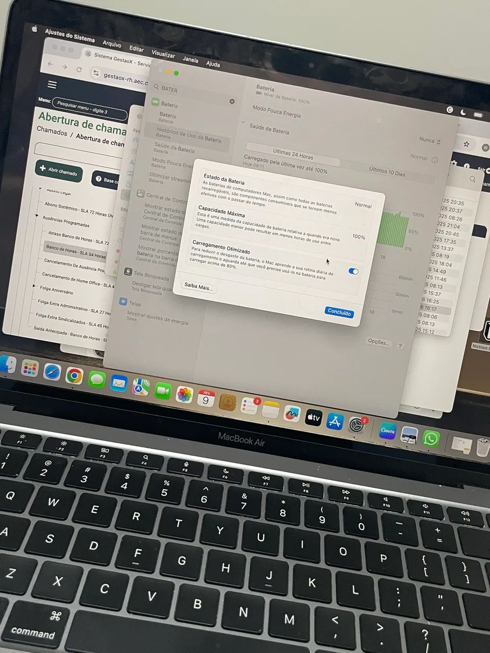 MacBook Air M1 2020 256GB ? Estado de Novo | Bateria 100% | Único