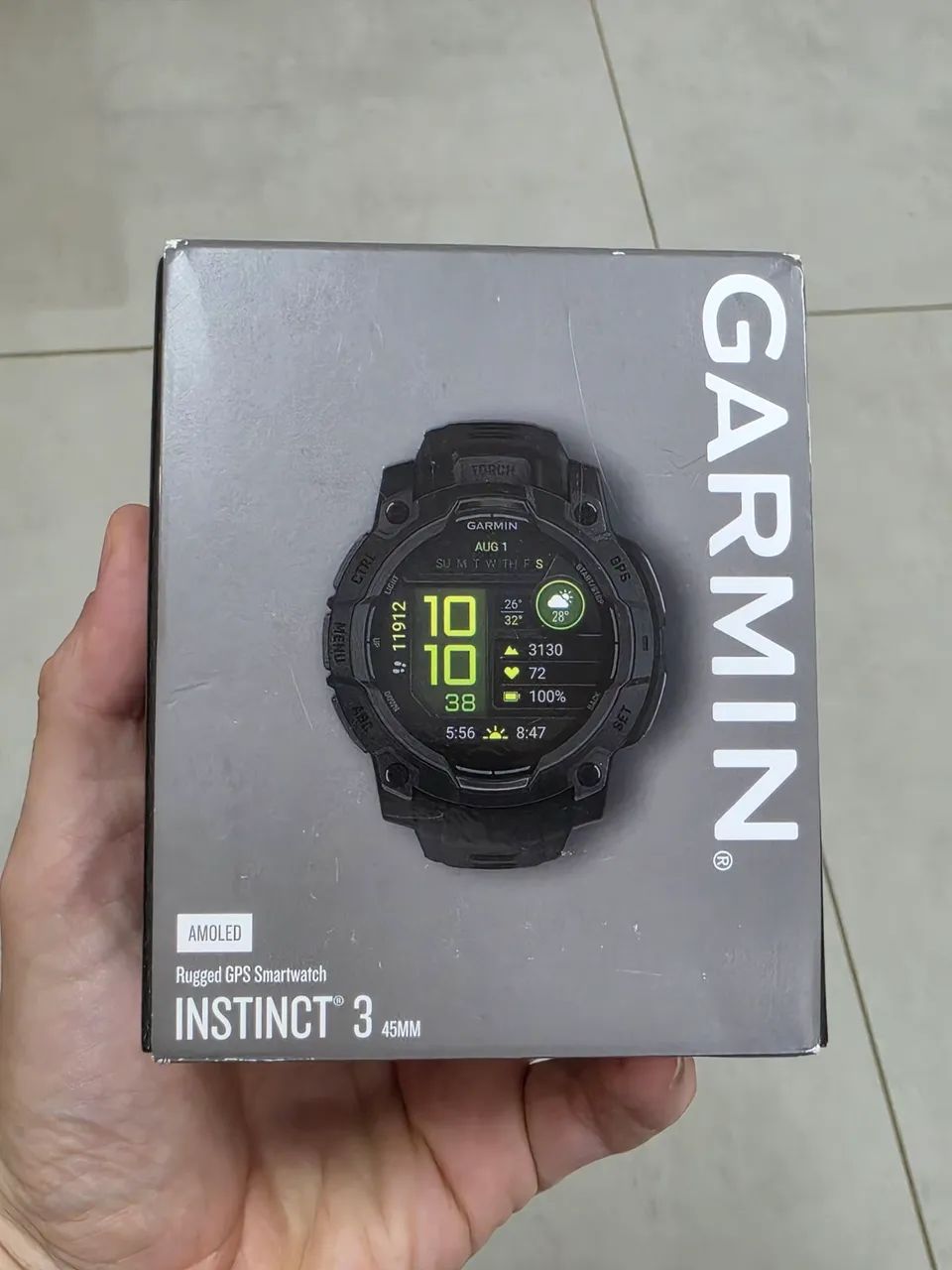 Relogio Garmin Instinct 3 amoled 45mm 