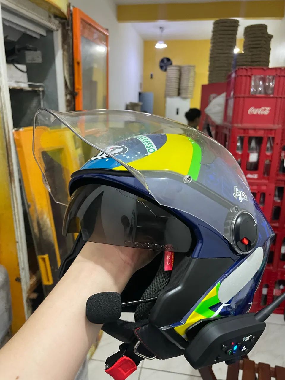 Capacete KYT aberto  n 60 - Foto 2