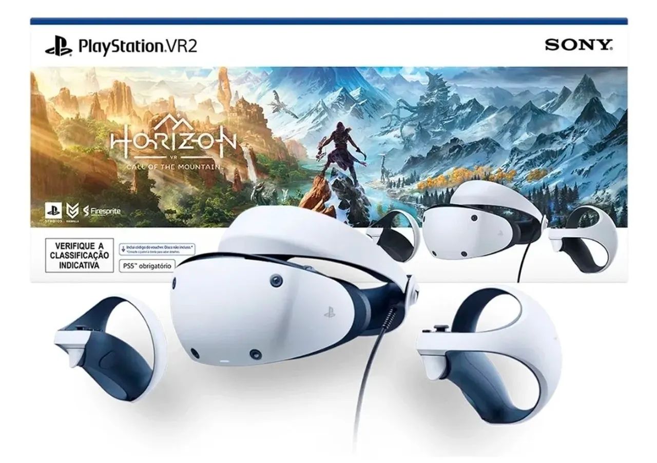 Sony PS VR2 - Horizon Call Of The Mountain - Seminovo - Foto 6