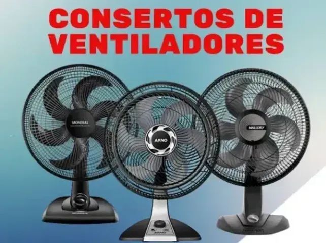 CONSERTO E MANUTENÇÃO DE VENTILADORES - TEMOS PEÇAS