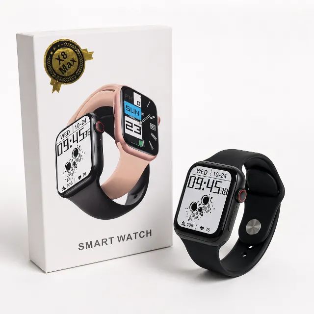 Smartwatch X8 Max Relógio Inteligente Bluetooth com Chamadas Tela Touch Android e iOS - Foto 3