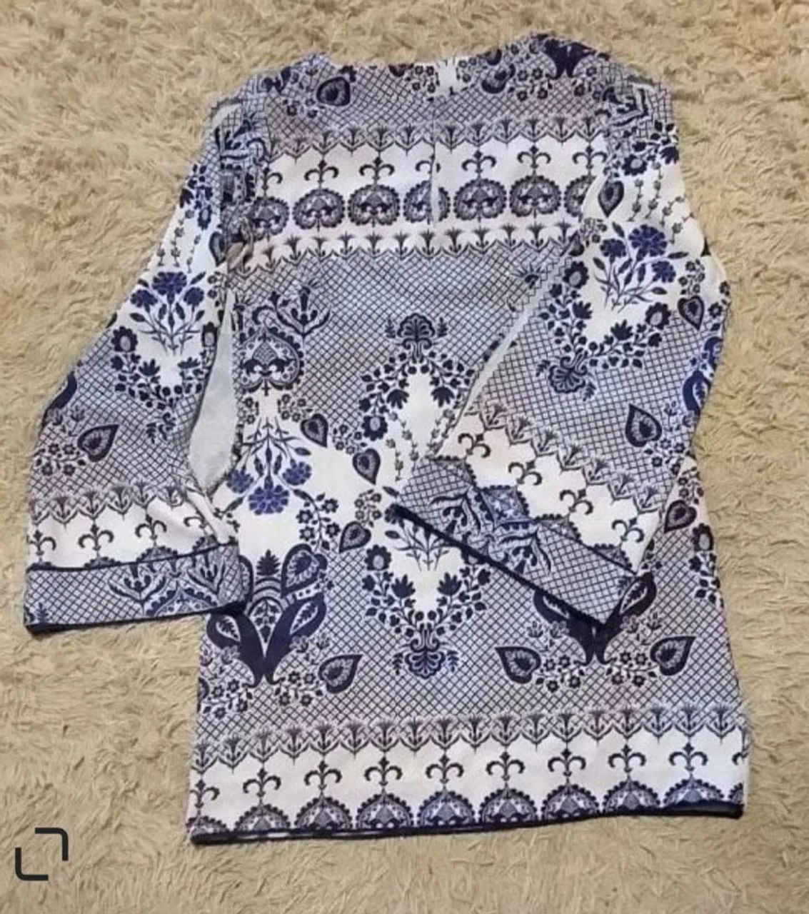 vestido estampado farm