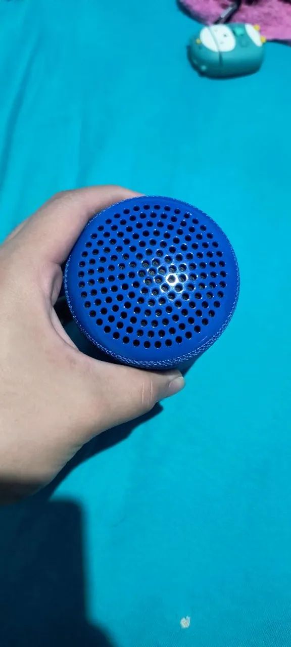 Caixinha de som nunca usada Grasep D-Q2 Azul - Foto 4