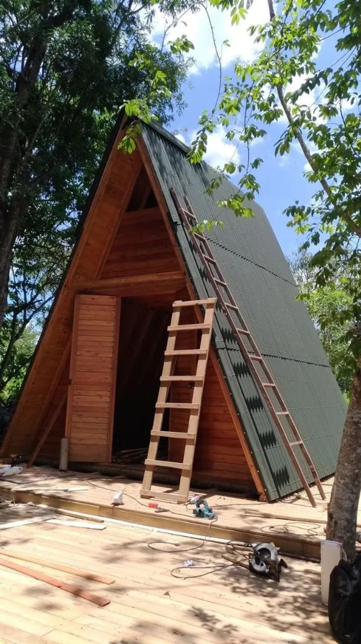Construção de chales 