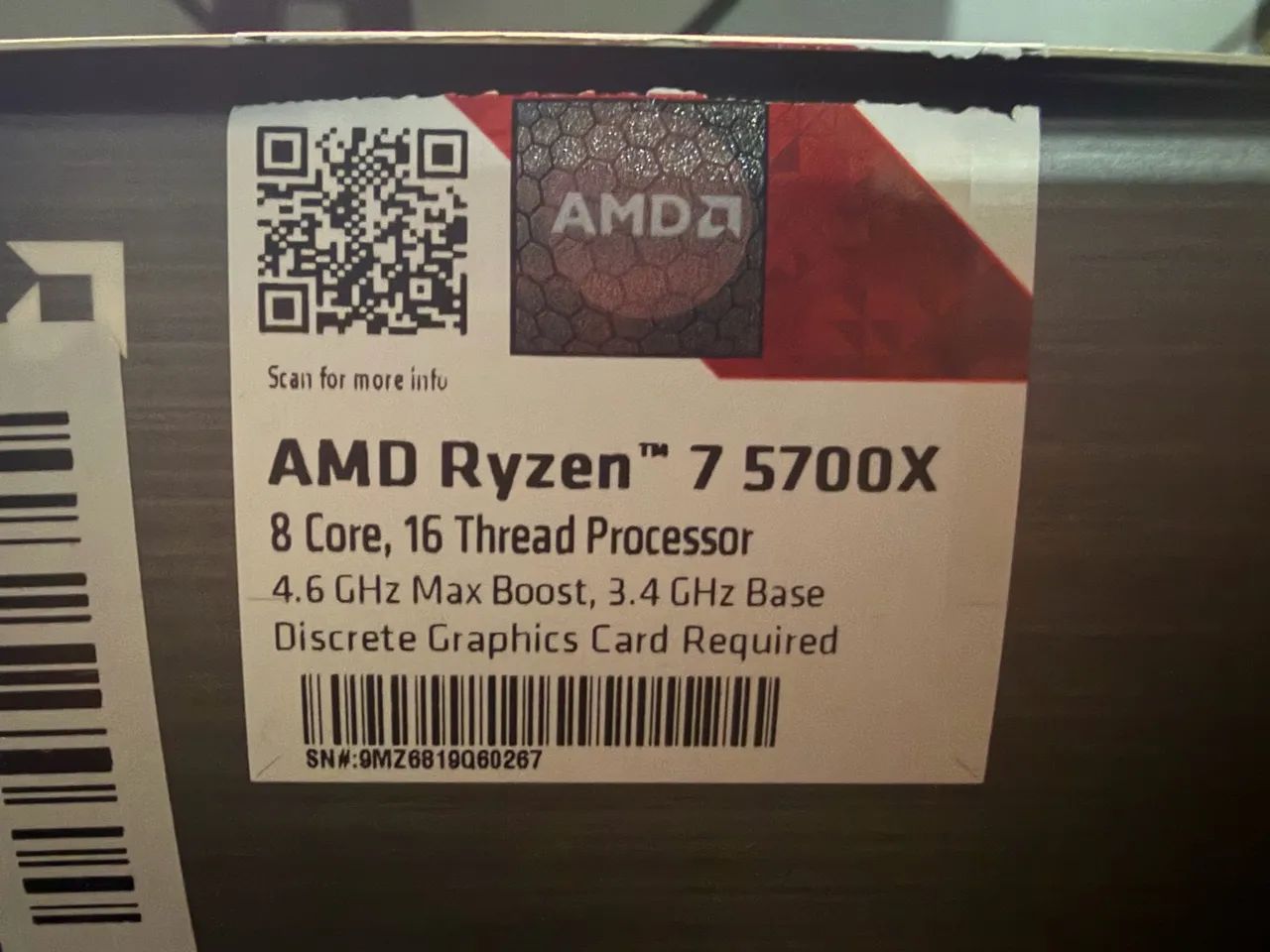 Processador Ryzen 7 5700X - Foto 3
