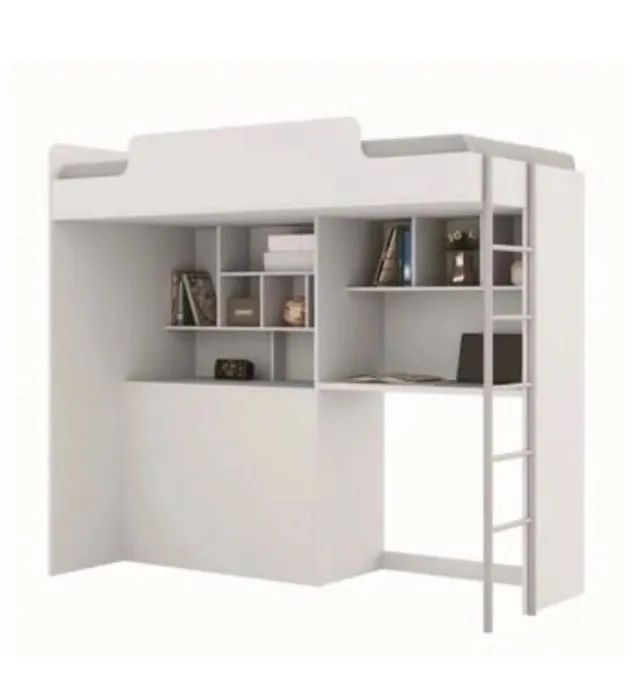 Cama alta multifuncional (baú + mesa + cama) - Foto 5
