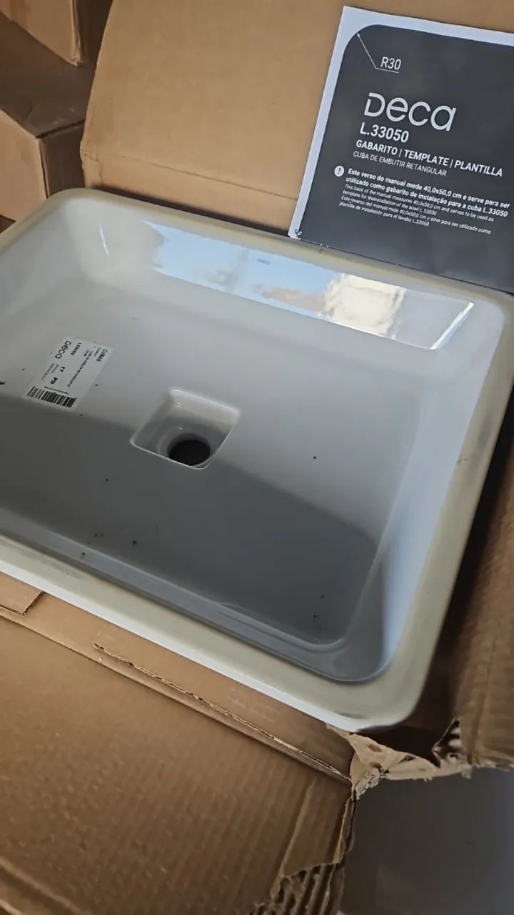 Deca Rectangular Built-in Sink L33050439340826131834880