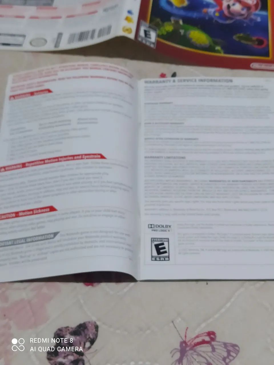 Capa e manual Super Mario Galaxy Nintendo Wii  - Foto 3