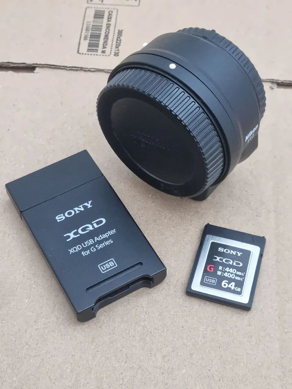 Nikon FTZ + Cartão XQD 64gb + Leitor Usado - Acessórios para