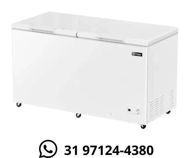 Freezer Horizontal 2 Tampas 505 litros Imbera