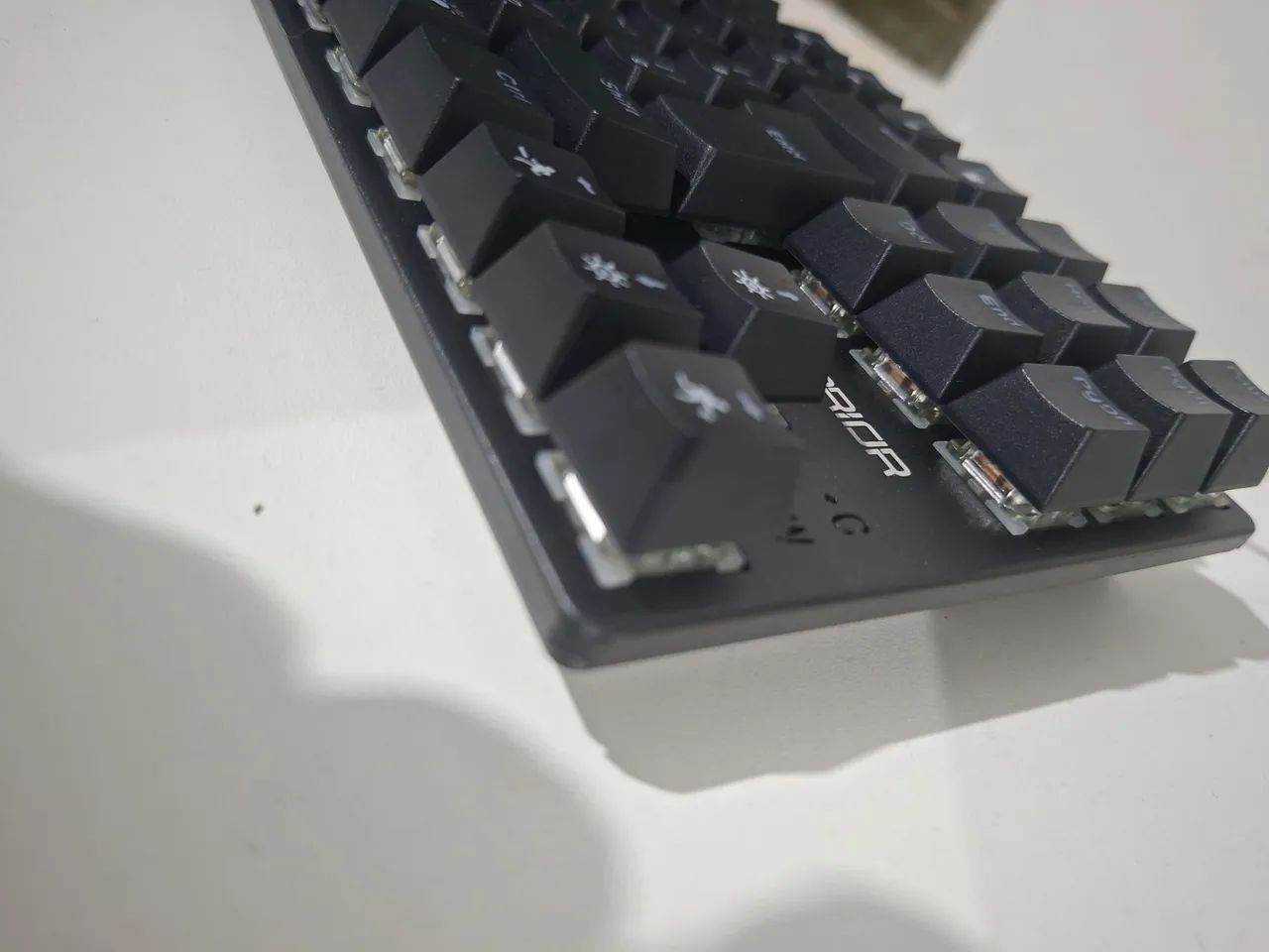 Teclado mecânico gamer alumínio 