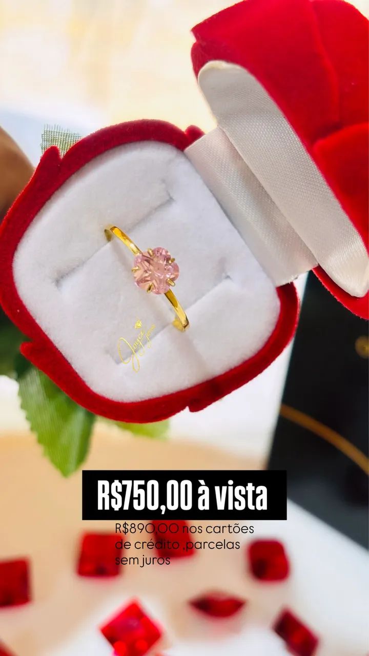 Anel de ouro 18k