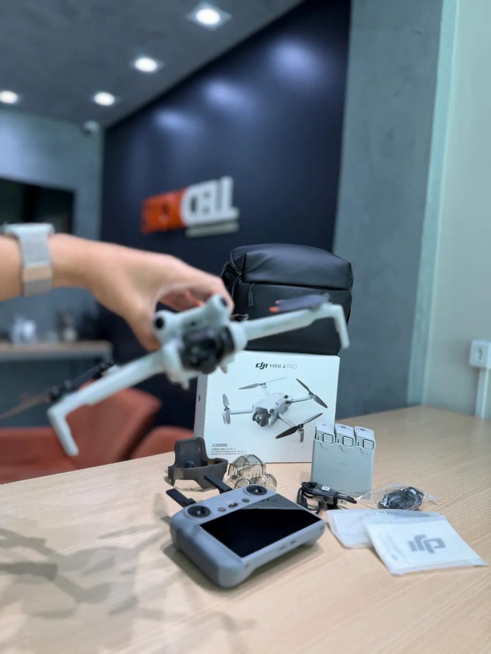 Drone Dji Mini 4 Pro Fly More Combo Plus Completo Usado Loja Física  - Foto 2