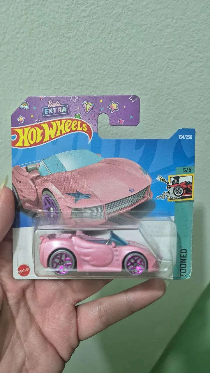 Carro Hot Wheels Barbie Extra Rosa