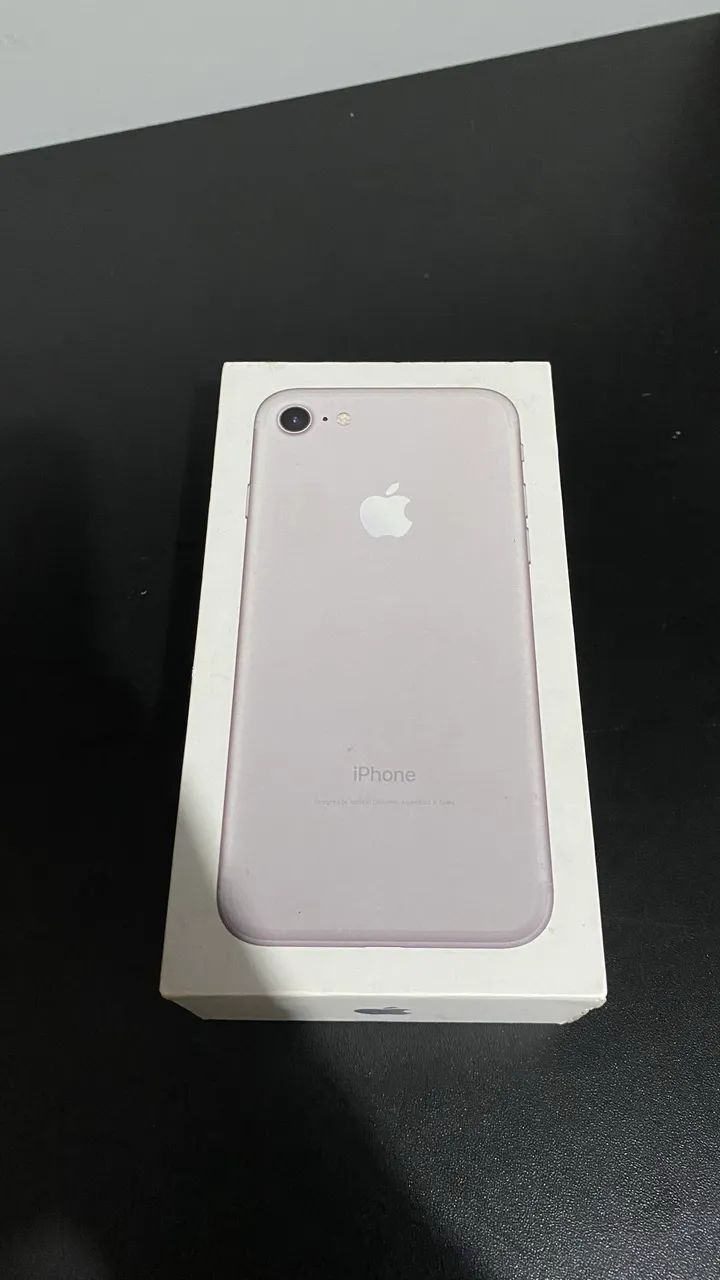 Caixa original iphone 7 - completa com berço