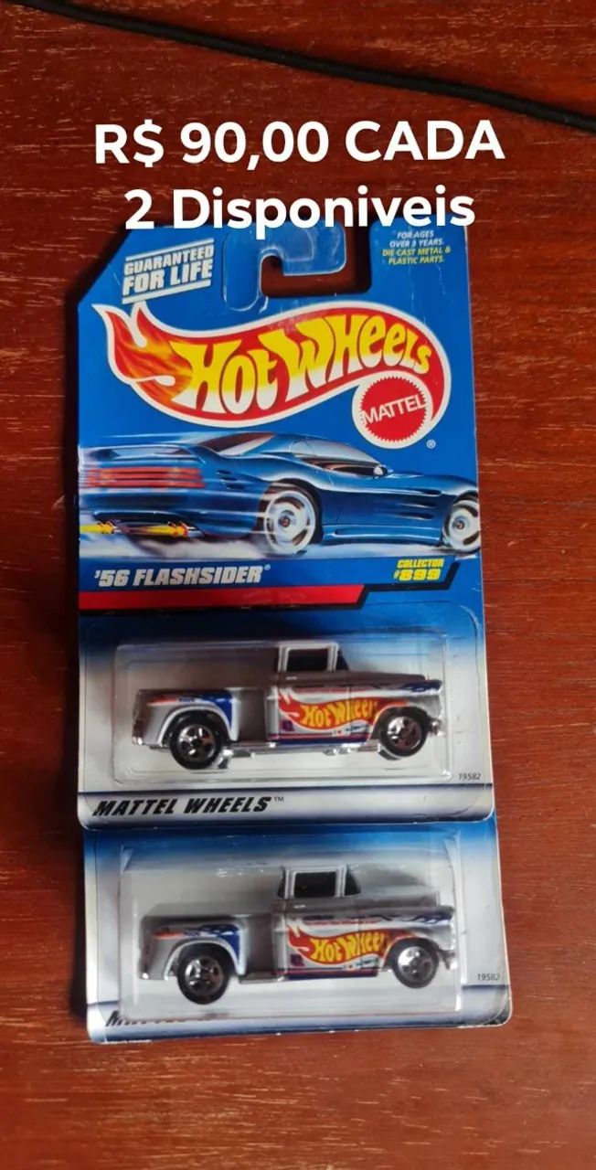 Hot Wheels '56 Flashsider CINZA - Main Line - Escala 1:64