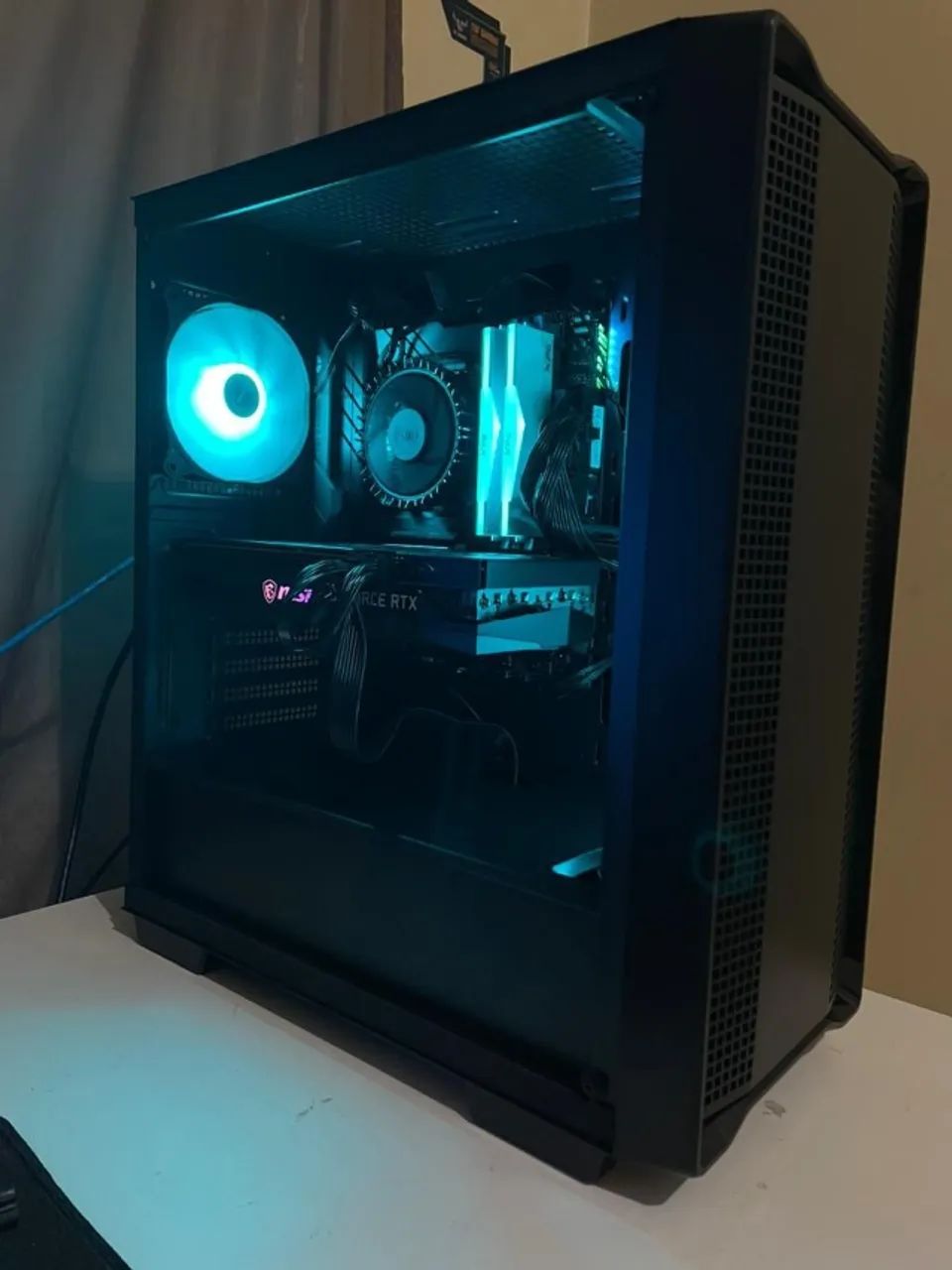PC Gamer RTX 3060 Ti 8GB + i3-12100F (12ª geração) - 3.30 GHz + 16GB 3200MHz