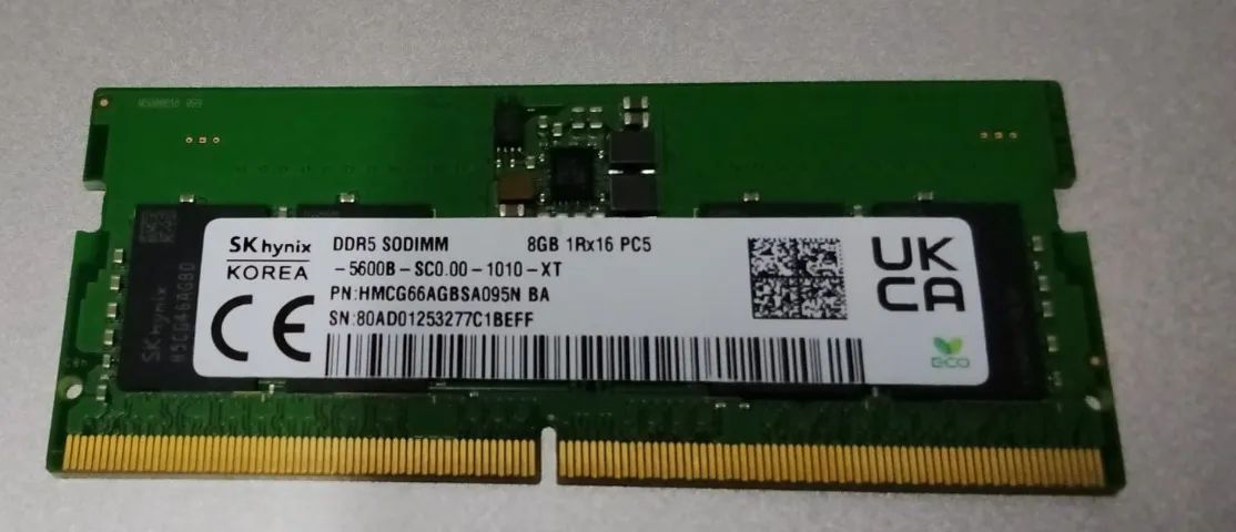 MEMÓRIA DDR5 8GB PARA NOTEBOOK