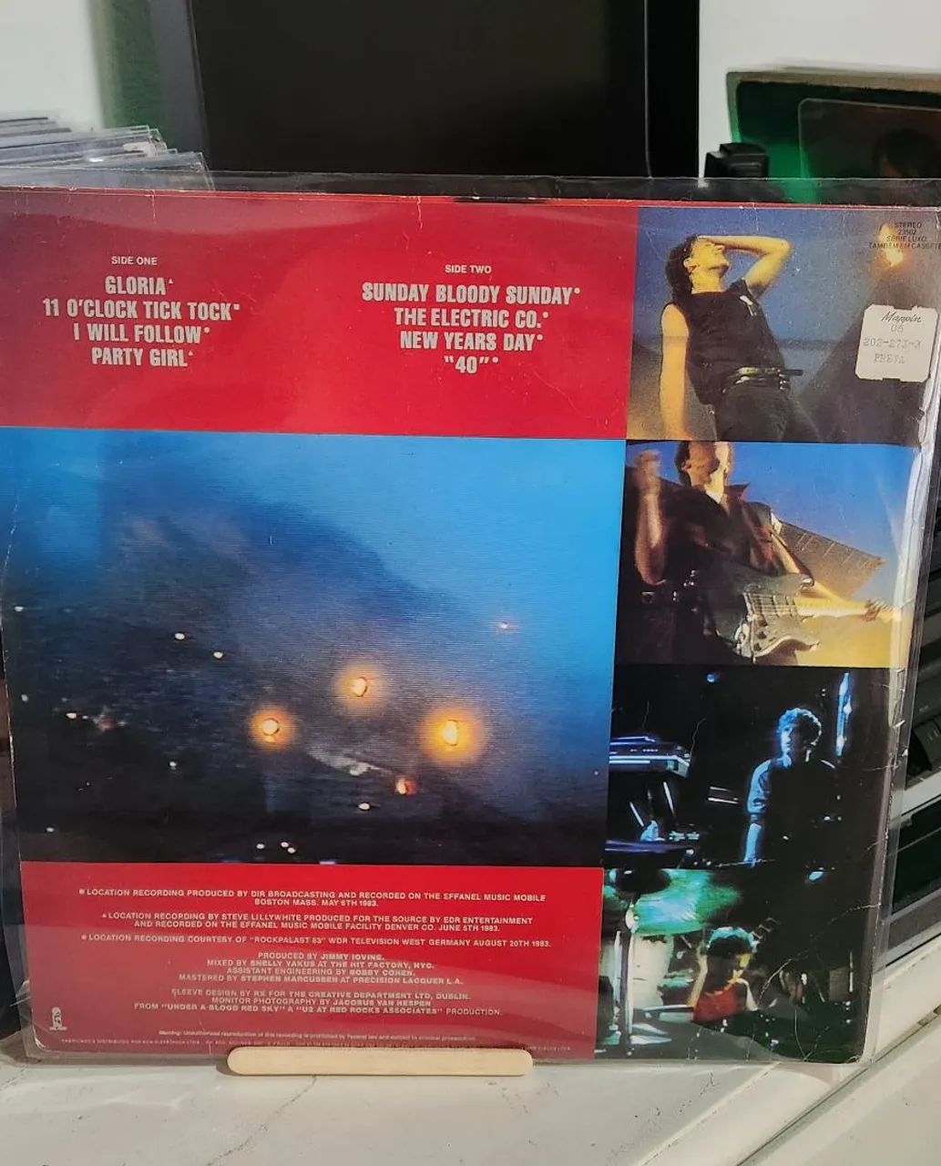 Disco vinil U2 "UNDER A BLOOD RED SKY" lp - Foto 2