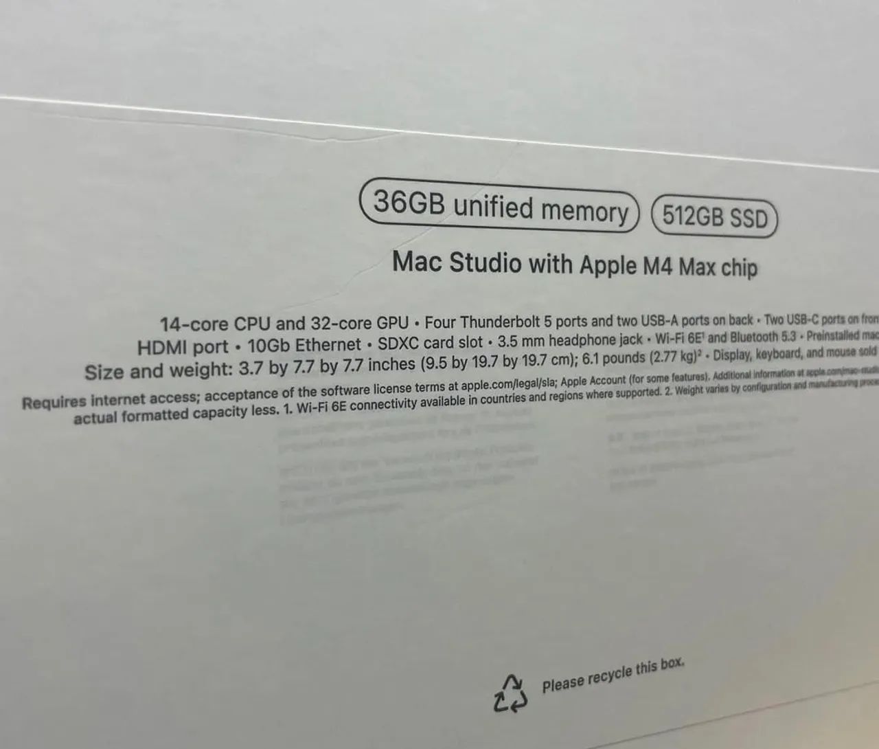 MAC STUDIO M4 MAX 36GB /512GB SSD  - Foto 3
