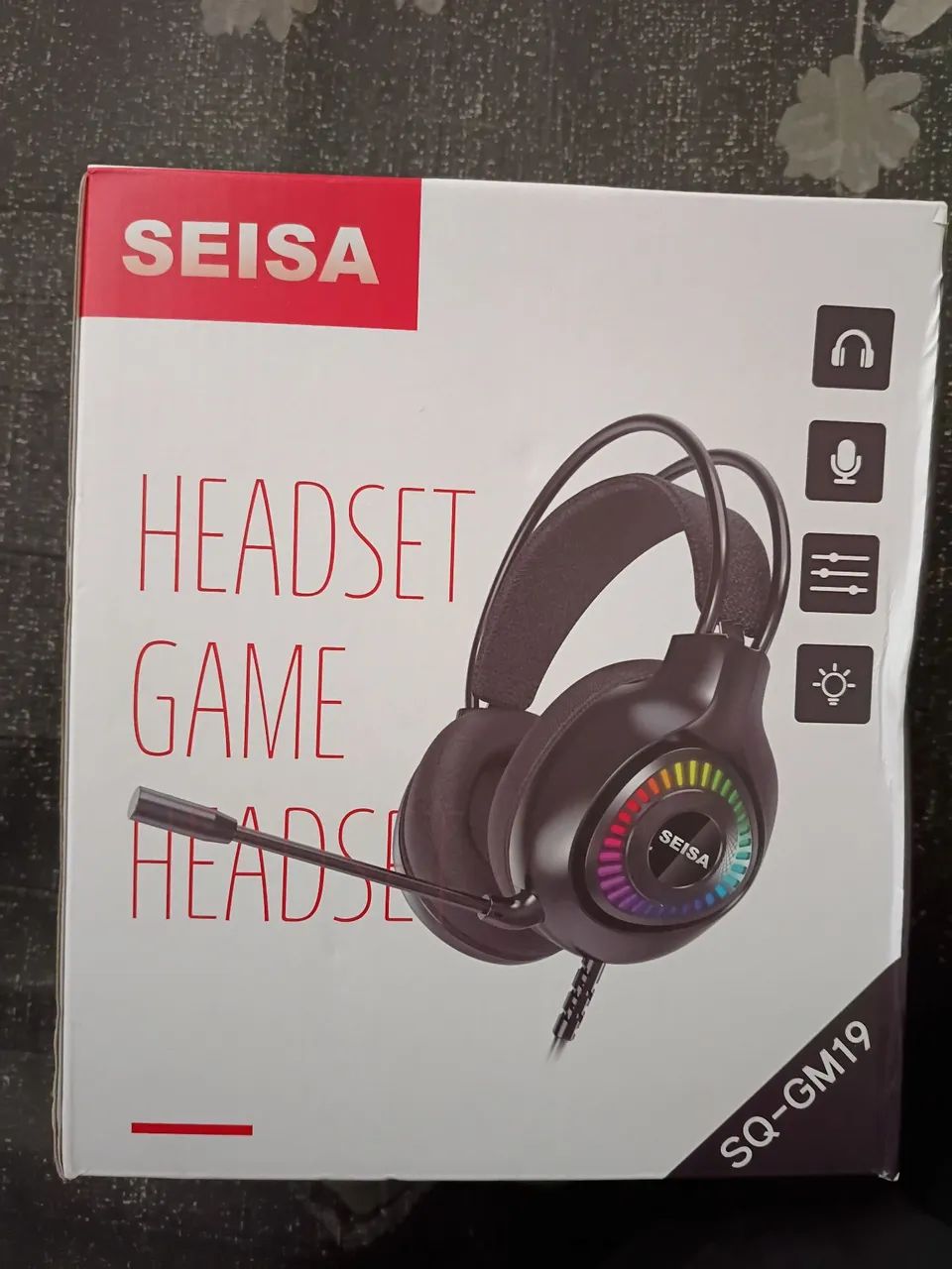 Headset gamer novo na caixa 