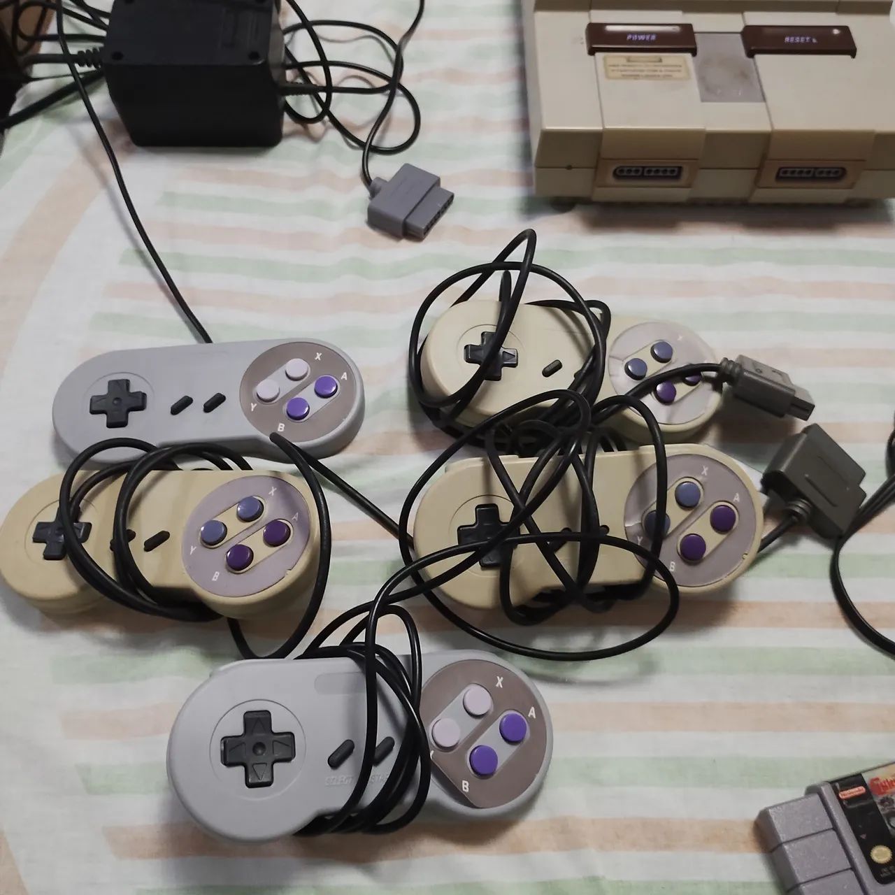 SNES COMPLETO COM CARTUCHO ISSS1 