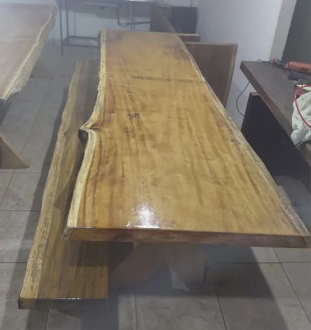 Vende-se mesa com banco a pronta entrega - Foto 3