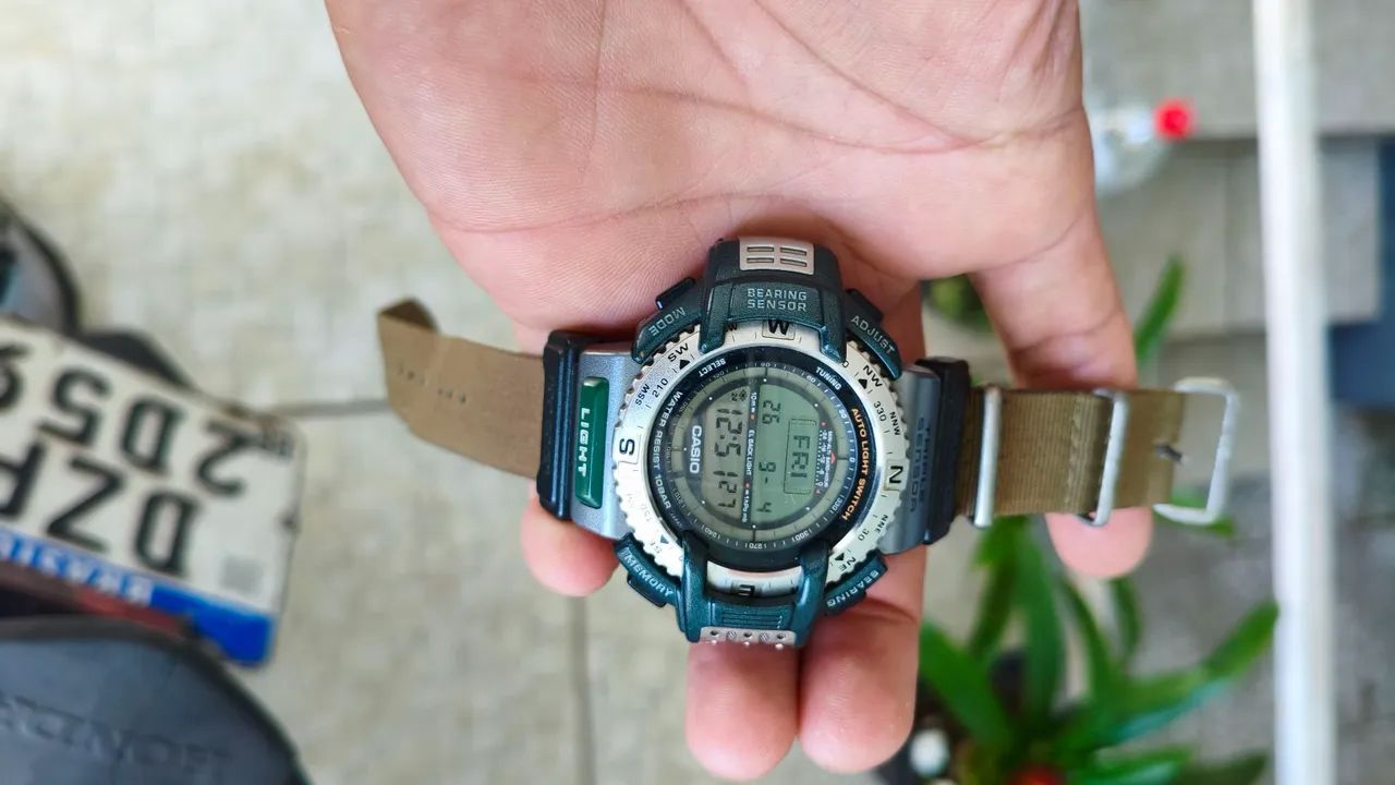 Relógio Casio protrek prt40 ano 1989 - Foto 2