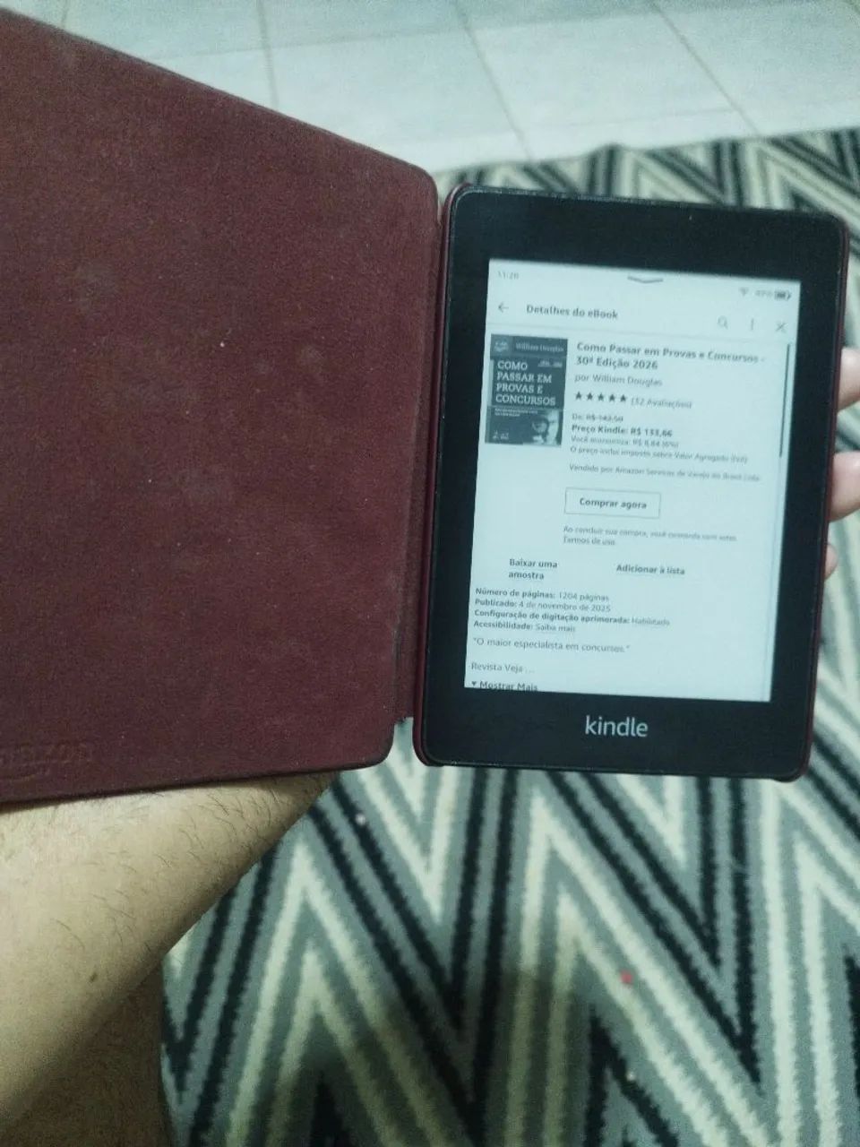 Amazon Kindle 7 geração paperwhite  - Foto 2