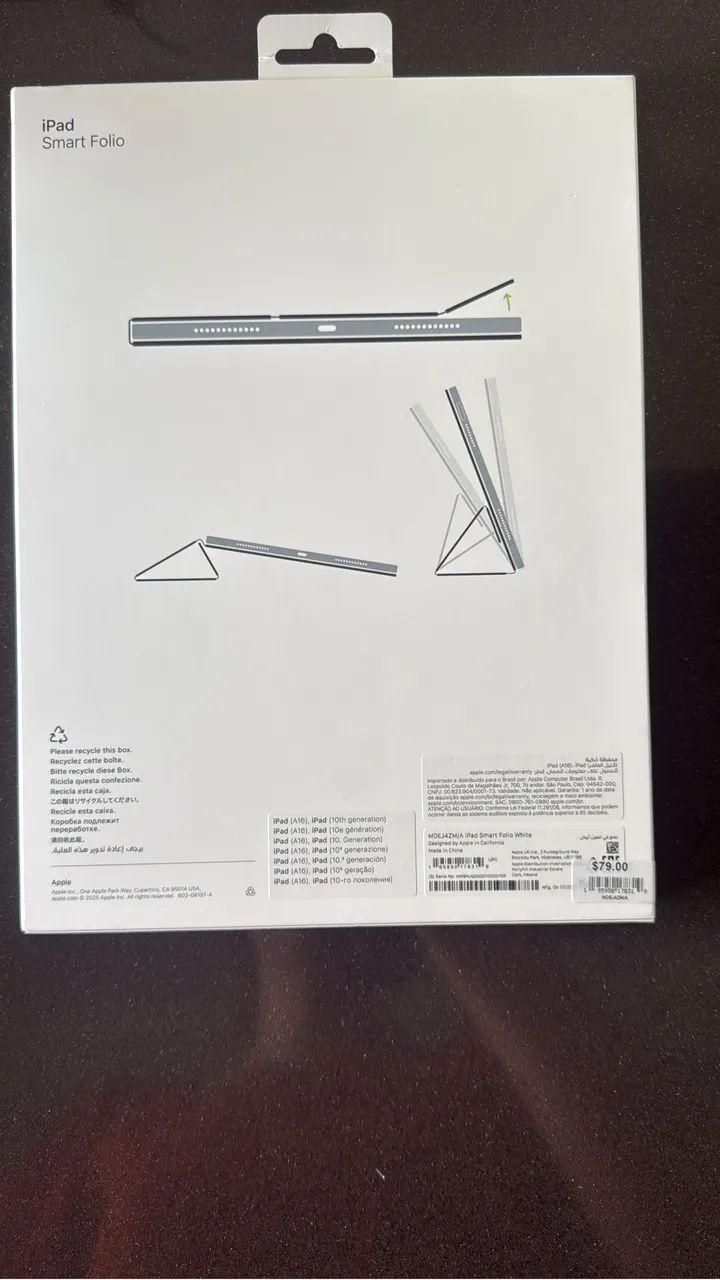 iPad Smart Folio a16 11 (original comprado na Apple) branco - Foto 3