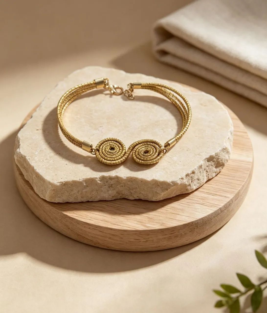 Pulseira em Capim Dourado - Foto 2