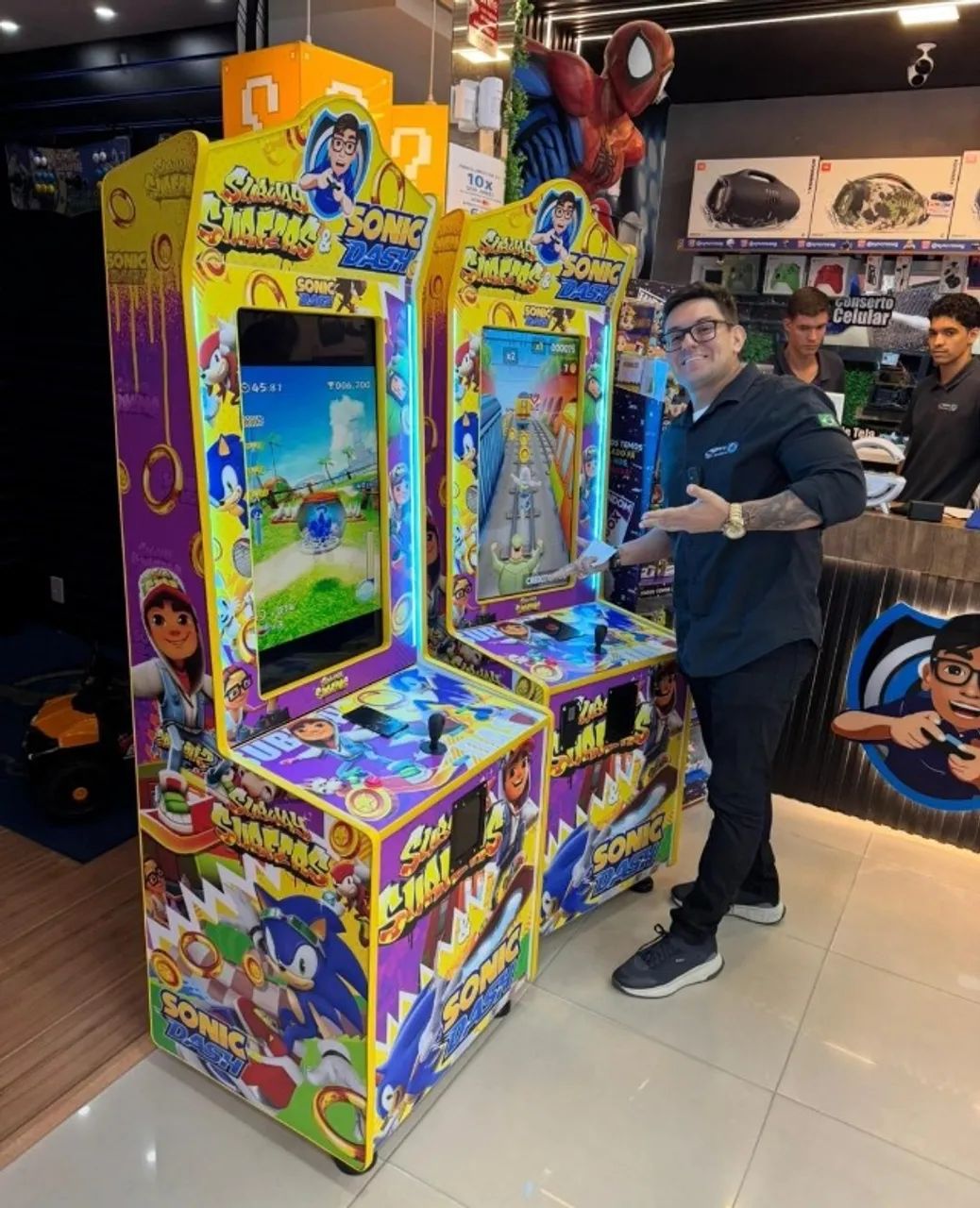 ARCADE SUBWAY 2 JOGOS - Foto 3