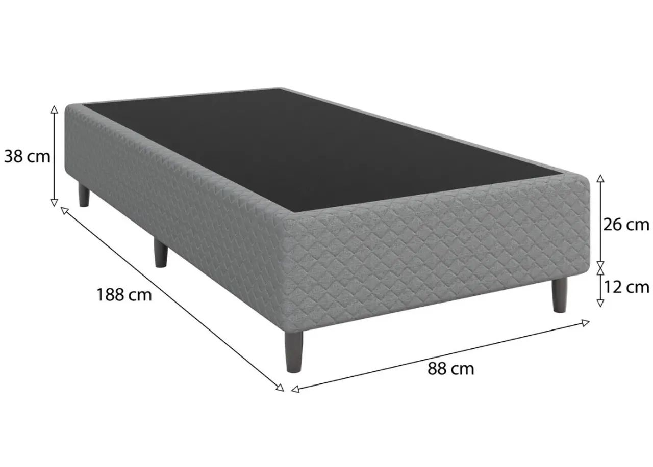 Base cama box solteiro