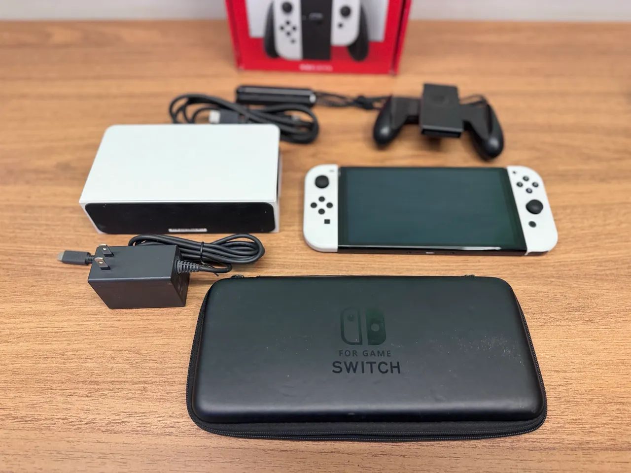 Nintendo Switch Oled - completo (pouco uso) - Foto 3