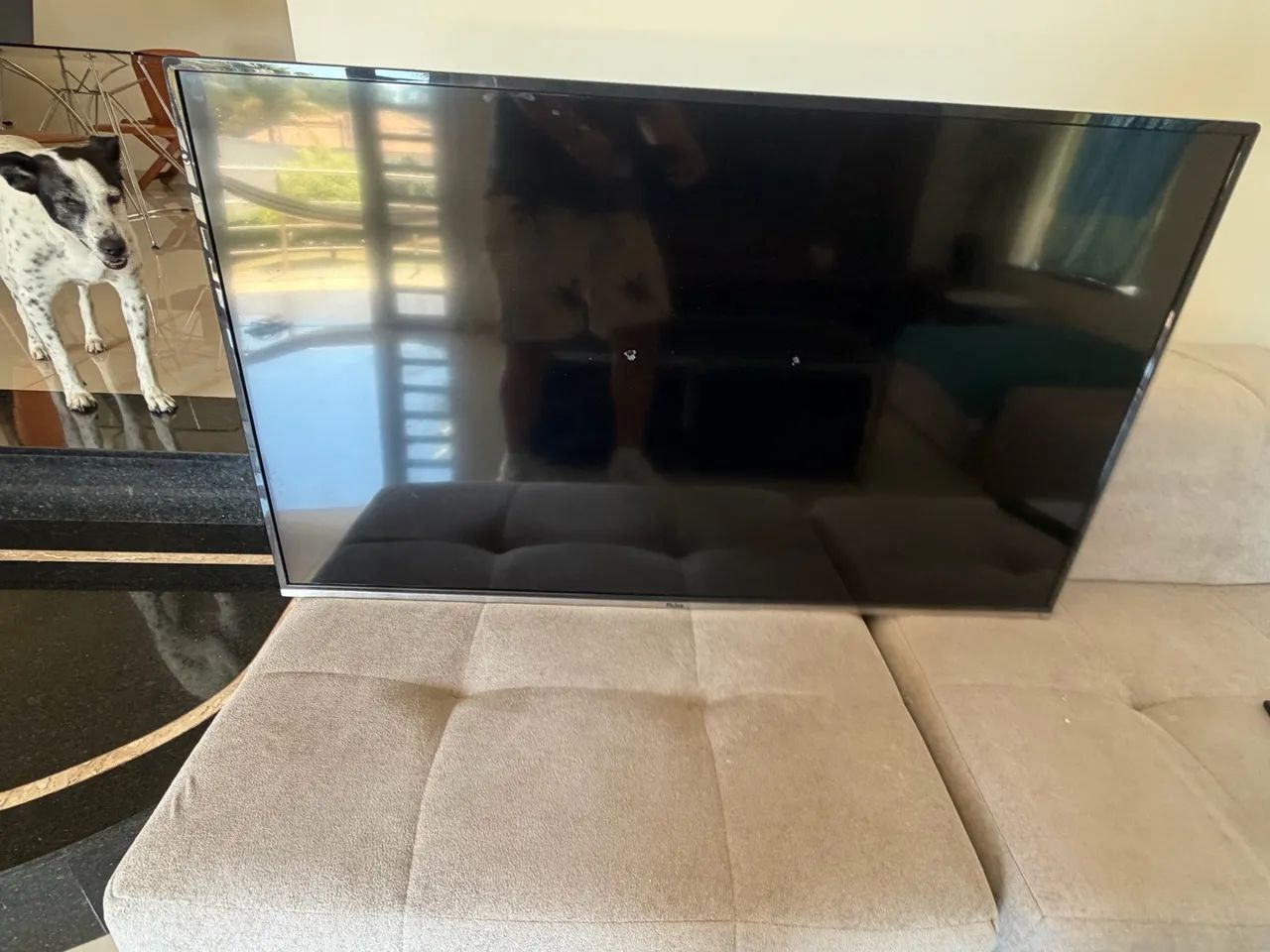Vendo Televisão 50 polegadas com detalhe na tela