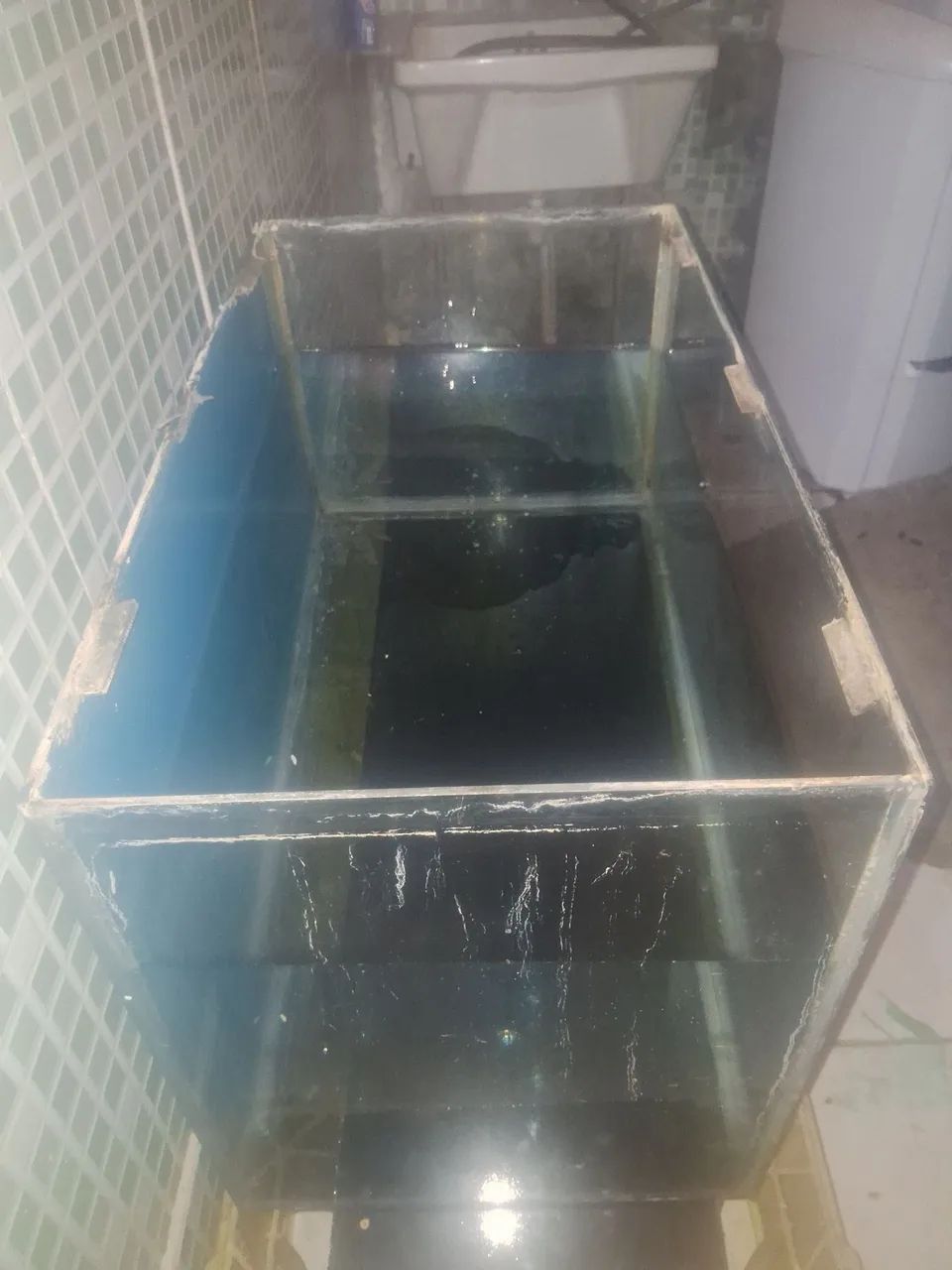 Aquário 90 cm cp 50 de altura  40 l vidro reforcado - Foto 3