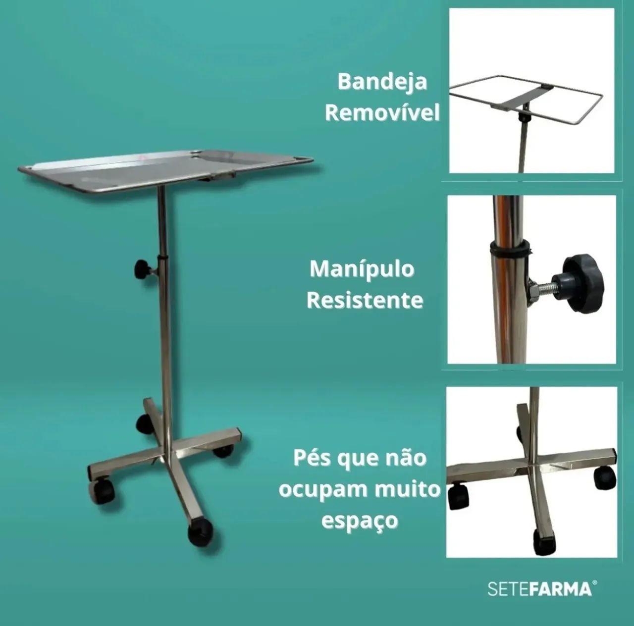 Vendo mesa inox estética 