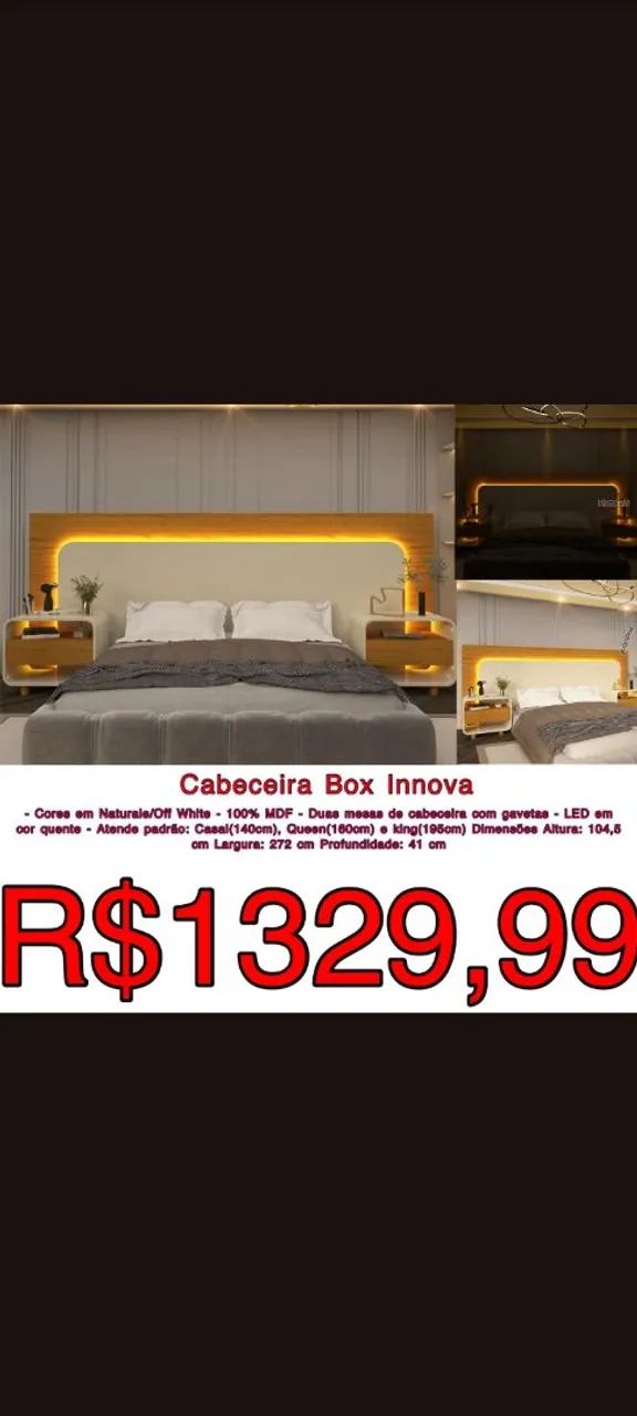Cabeceira Box Innova