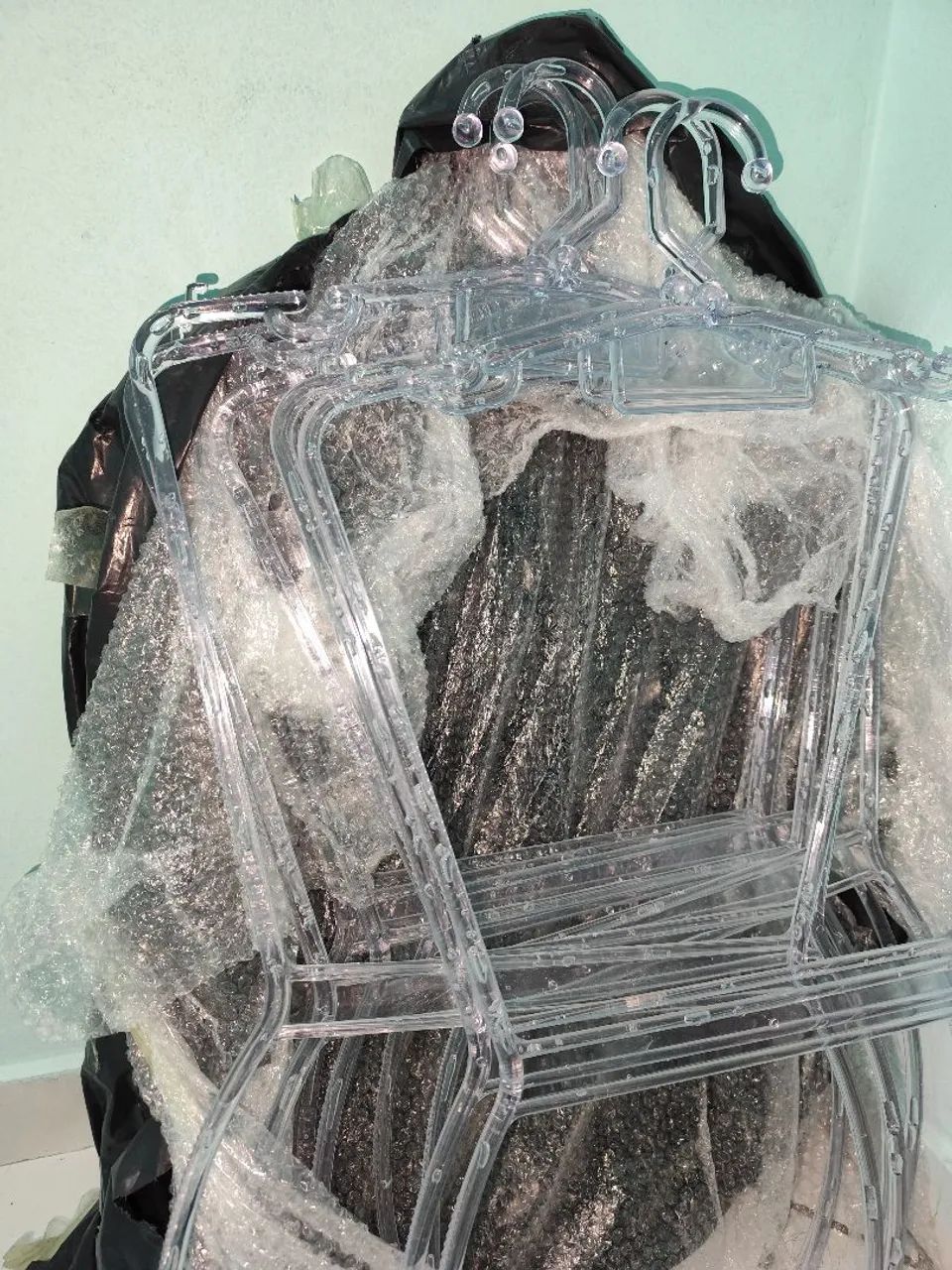 Cabides silhueta transparente  - Foto 3