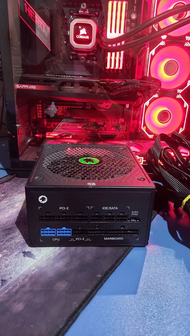 Fonte Gamemax 1050w full modular Gold - Foto 2