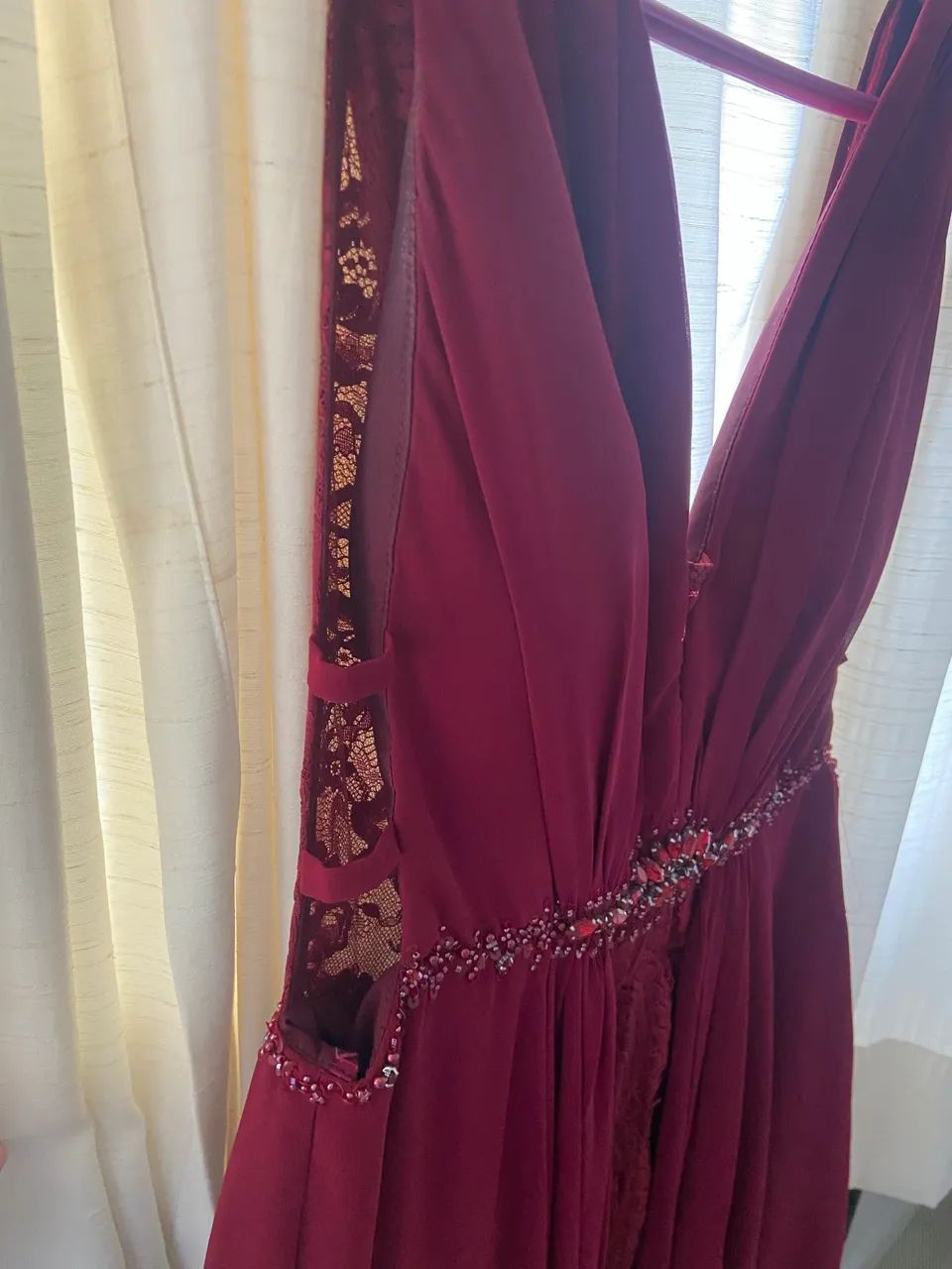 Vestido Marsala da Blessed Ateliê - Foto 5
