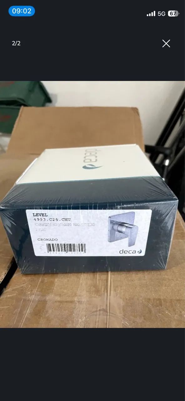 Acabamento Monocomando de Chuveiro-Deca LACRADO