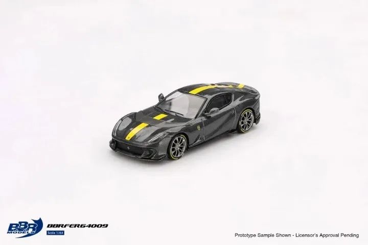 Miniatura BBR Ferrari 812 Competizione Grigio Competizione