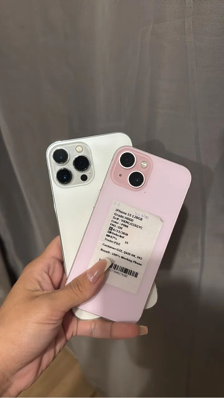 iPhone 15 e 13 pro Max 