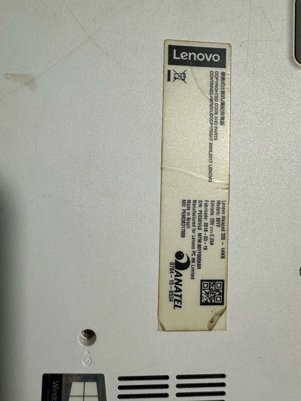 Notebook Lenovo IdeaPad 320 Intel Core i3 - Funcionando - Foto 4