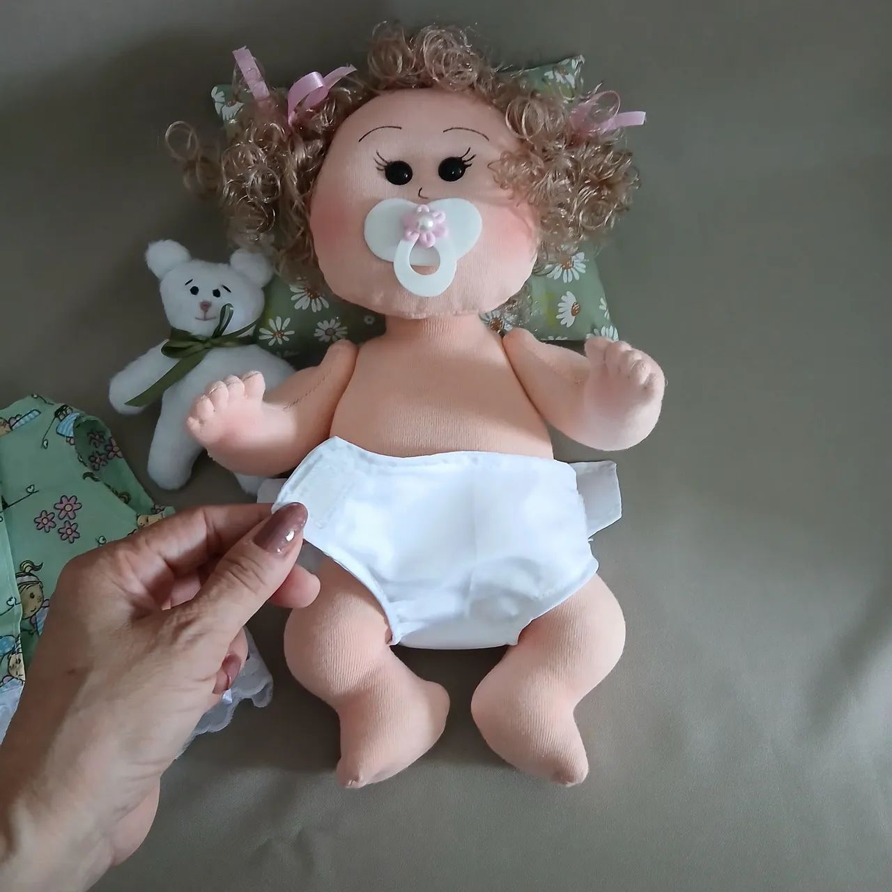 Boneca de pano presentear - Foto 3