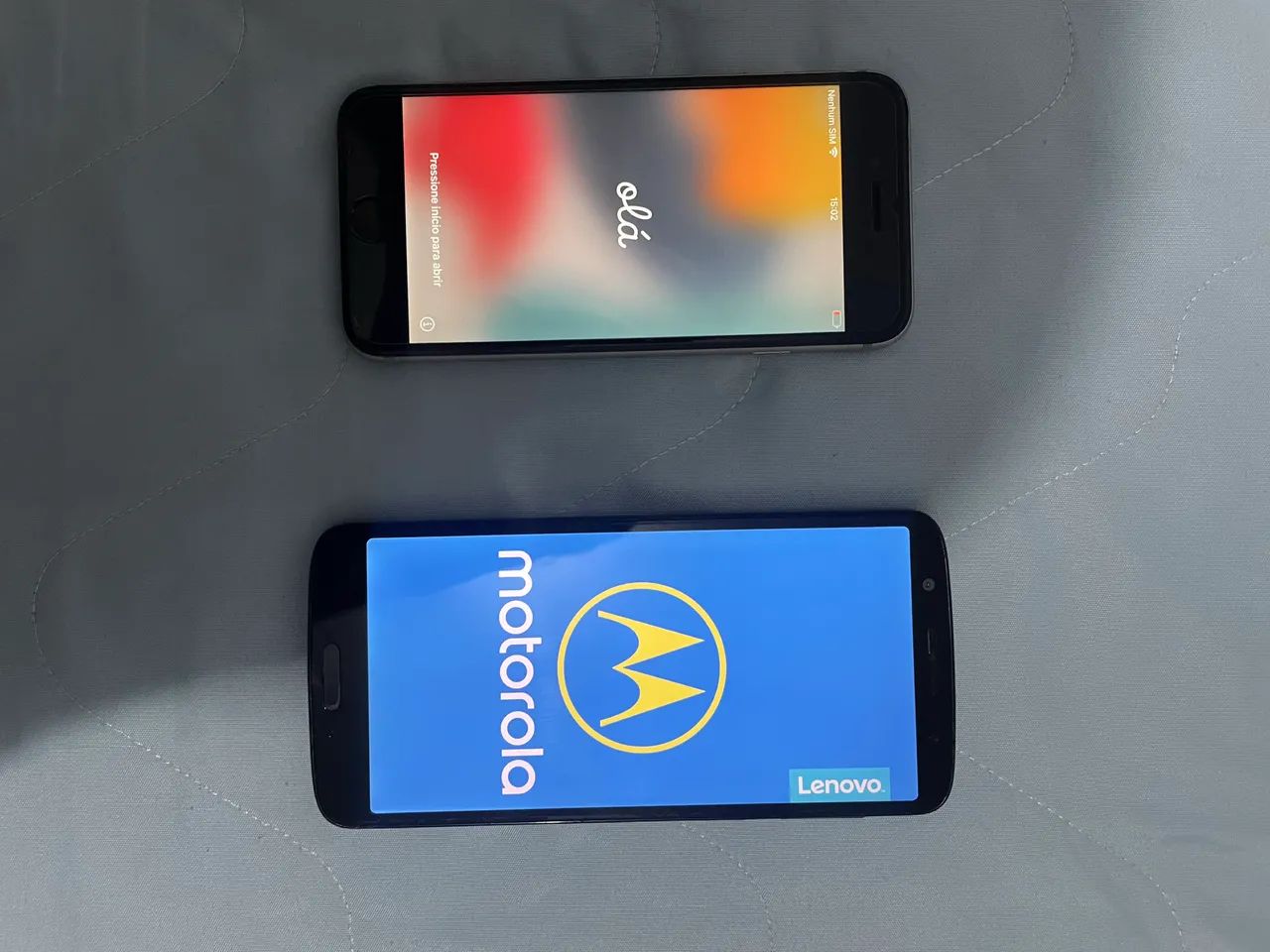 Vendo ou troco iPhone 6S e Moto G6 plus 