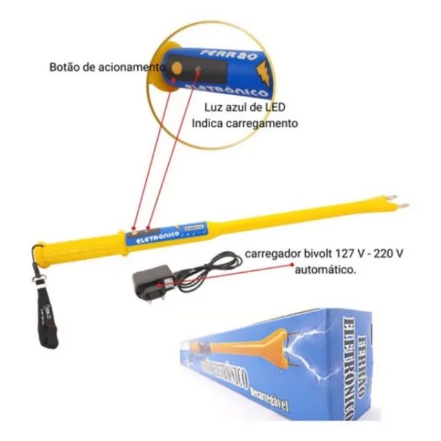 Ferrão Eletronico 65cm Picana zebu - Foto 4